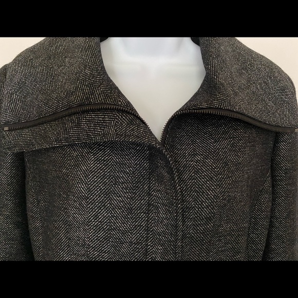 NWOT, Ann Klein Black Zip Up Jacket - Picture 4 of 8